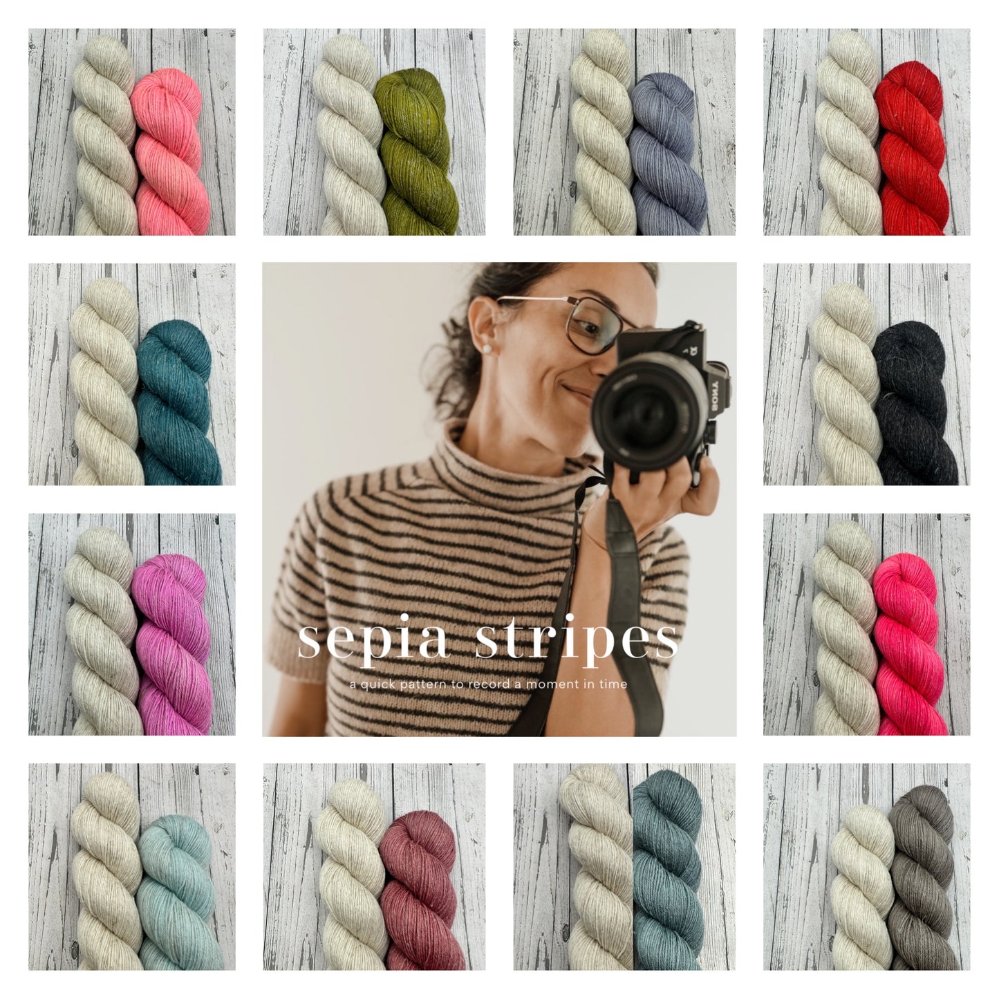 Sepia Stripes Sweater Kit