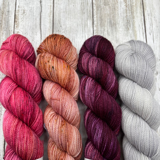 Phantom, Copper, Watercolor, Plum 4 Pack