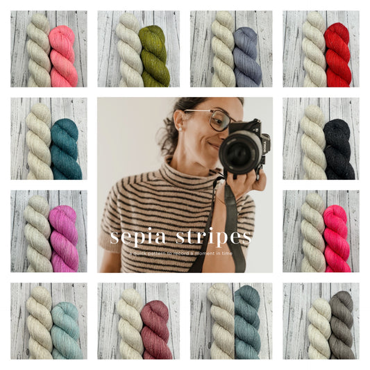 Sepia Stripes Sweater Kit