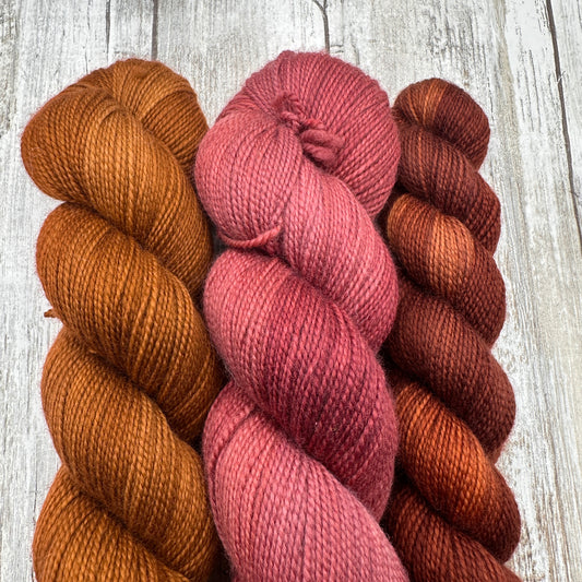 Toffee, Rosewood, Cinnamon 3 Pack