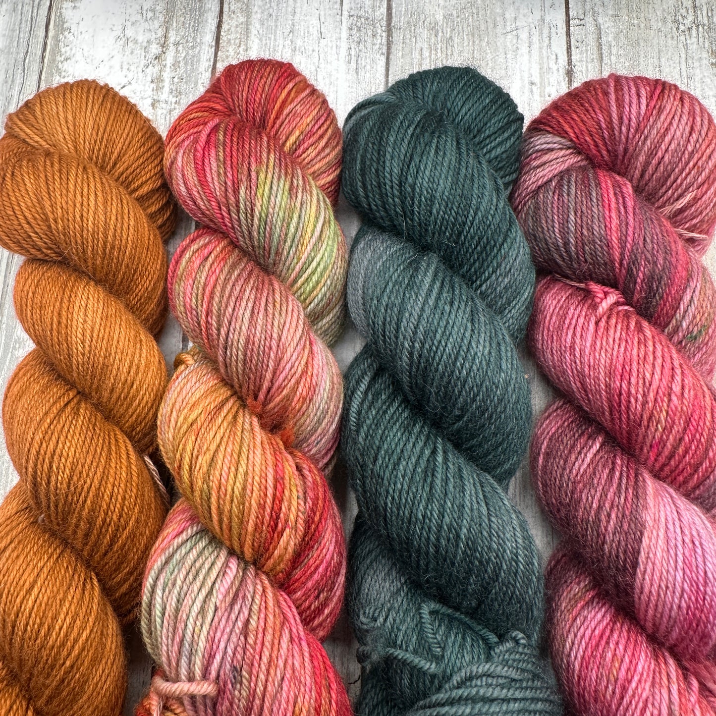 Toffee, Red Speckle, Deep Pine, Speckle 4 Pack