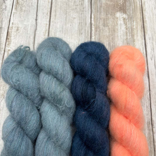 Steel, Midnight, Cantaloupe 4 Pack